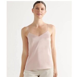 Quince Washable Stretch Silk V-Neck Cami